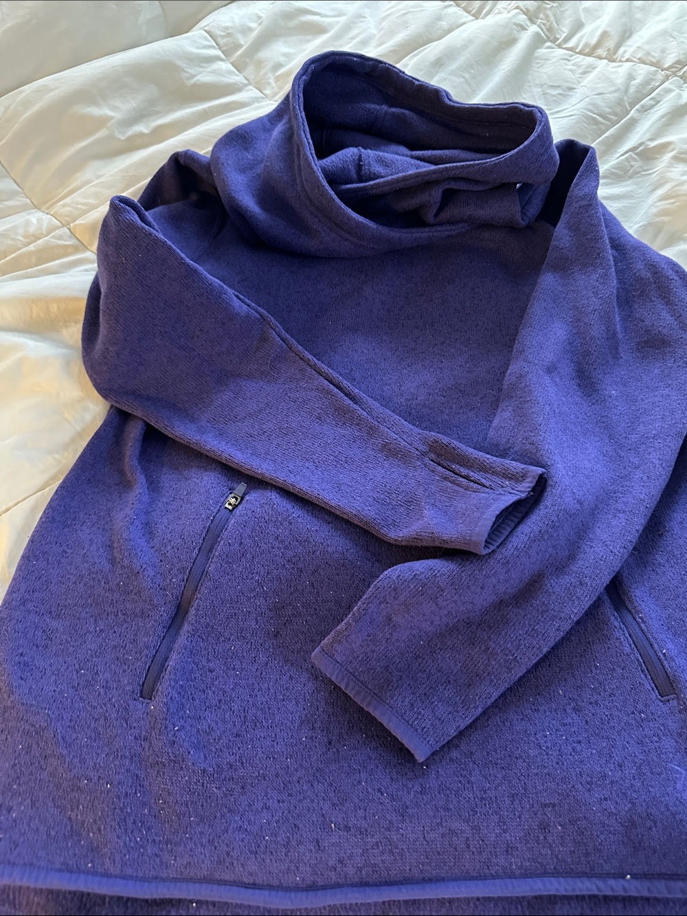 Old Navy Women's Purple Cowl Neck Sweater